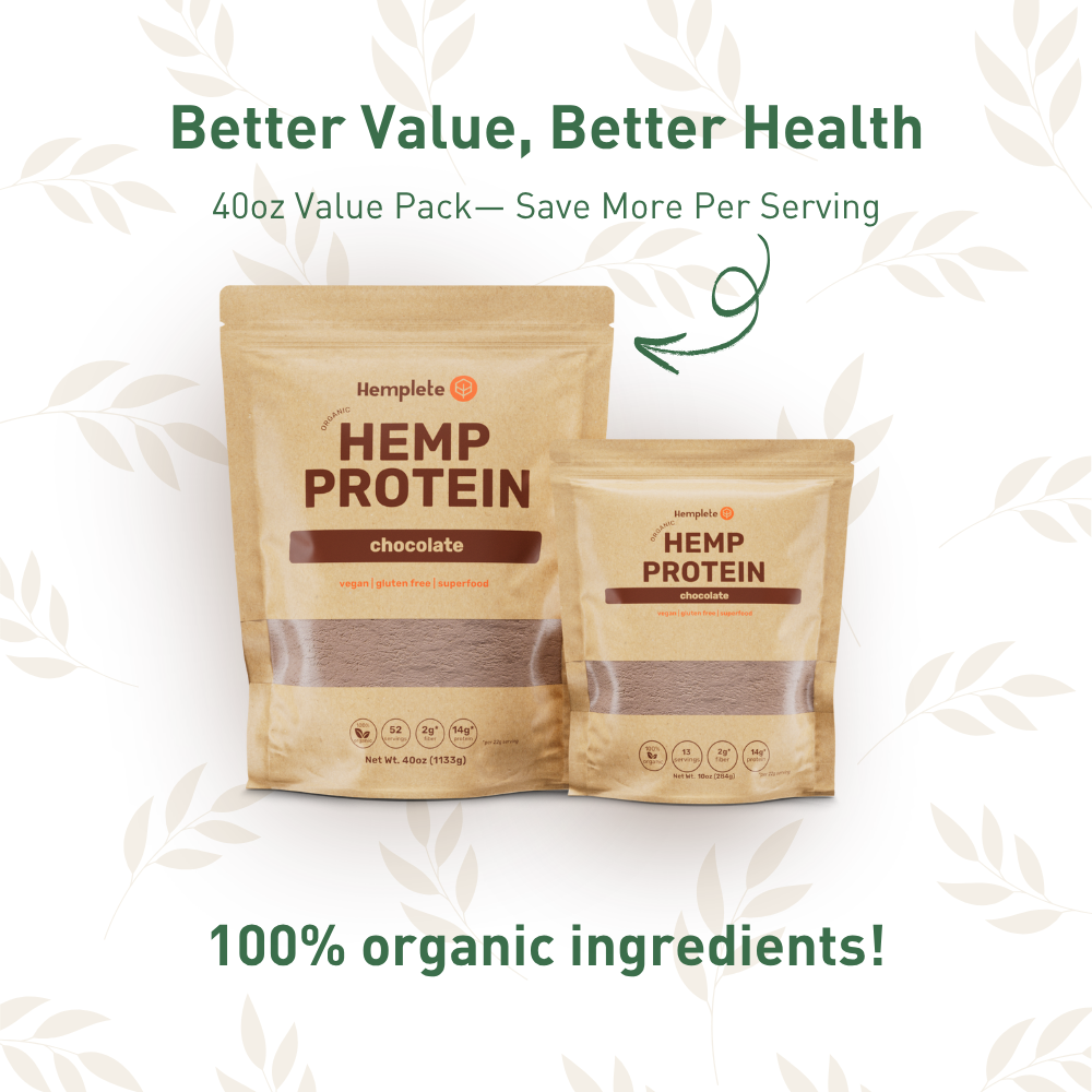 Proteína de cáñamo con chocolate orgánico