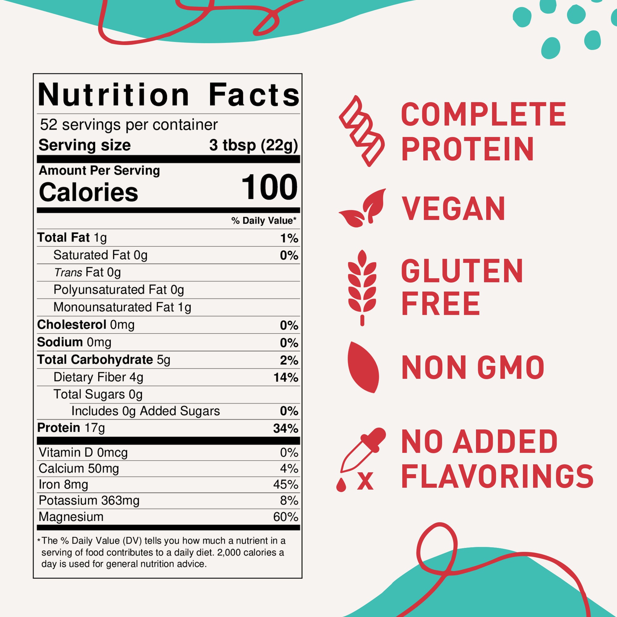 Organic Unflavored Hemp Protein - Hemplete