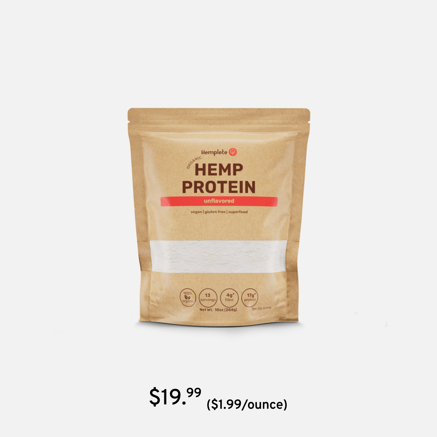 Organic Unflavored Hemp Protein