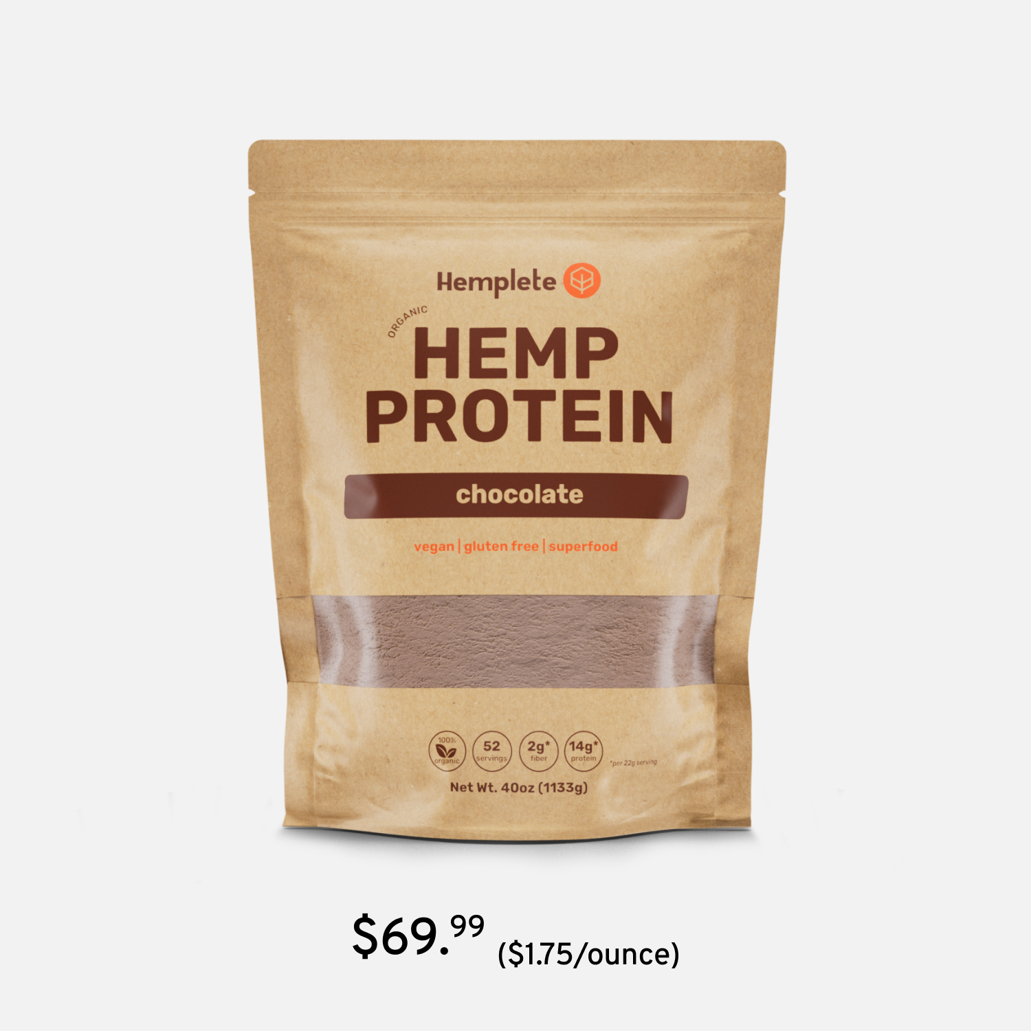 Organic Chocolate Hemp Protein