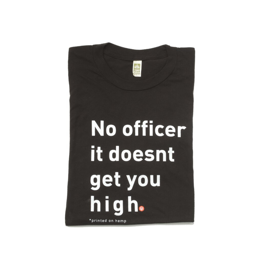 No Officer Unisex Hemp T-Shirt - Hemplete